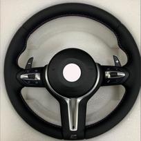 BMW M serijos vairas F07.F10.F11.F18.F06.F12F13.F01.F02.F03.F04 M5 vairas automobilių dalys pasirenkamas su arba be oro pagalvių Black M5 leather ( No airbag) juoda
