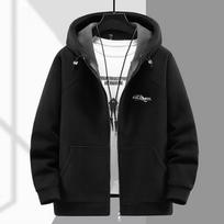 Rudens žiemos storas vaikinas 190 kg 12xl 11XL 10XL pastorintas vilnonis paltas vyriškam madingam riebiam gobtuvui plius dydžio šilta vilnonė striukė 10XL juoda