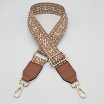 Reguliuojamas odinis rankinės per petį dirželis - Moteriškas peties aksesuaras Gunmetal Hook