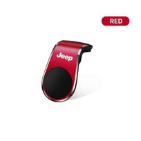 1x Automobilinis magnetinis L formos automobilio laikiklis GPS telefonui, emblema Jeep Compass Gladiator Grand Cherokee priedas Renegade Wrangler raudona