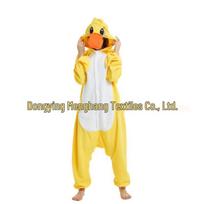 Yellow Duck Cartoon Onesie Halloween & Christmas Pajamas Costume Extra Large
