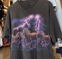 PAKARTOTINIS leidimas Vintažiniai žirgų grafikos marškinėliai Unisex trumpomis rankovėmis medvilniniai marškinėliai S-4XL 4XL