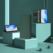 RFID Odinė Piniginė Funda Xiaomi Redmi 15 5G 4G Atverčiamas Magnetinis Dėklas Redmi 15C Prabangus Knygelės Tipo Dėklas Redmi15 15C 15 C Etui Redmi 15 5G tamsiai žalia spalva