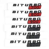 BITURBO 700 800 900 Raidės Automobilio Logotipo Lipdukas  Brabus 800 900 Modifikuotiems Aksesuarams Šoninio Sparno Dekoratyvinis Lipdukas red 700