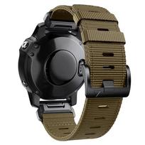 QuickFit 22mm 26mm dirželis, skirtas Garmin Instinct 3 50mm 45mm dirželis, skirtas Garmin Instinct 2 Solar 2X E Apyrankė, pintas nailoninis laikrodžio dirželis 1PCS QuickFit 22mm geltona