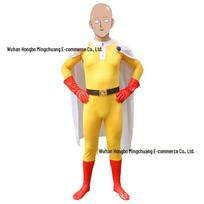 Vienas smūgis: Saitama apsiaustas Cosplay kostiumas vyrams - Japonų anime Helovino apranga X-Large
