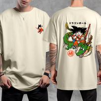 Dragon Ball Son Goku Animacinis Vasarinis Marškinėliai Laisvalaikio Sportinis Fitneso Laisvas Dydžio Didesnis Patogus Medvilninis Trumpomis Rankovėmis Vyrams Moterims S