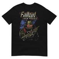 Fallout New Vegas Ranger Vintažiniai nusidėvėję vaizdo žaidimų marškinėliai 4XL