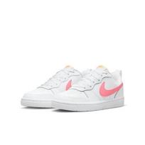 Nike Court Borough Low 2 GS Baltas Koralinis Kreida BQ5448-124 EU 40 balta/koralas