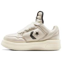 Rick Owens DRKSHDW x Converse TURBOWPN žemi patogūs žemakulniai drobės batai unisex off-white 46 švelni smėlinė