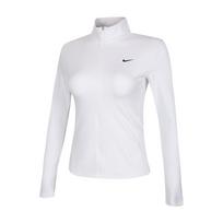 Nike striukė moterims su stovu ir užtrauktuku, sportinė, fitneso, ilgomis rankovėmis, striukės IM7047100 L white
