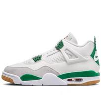 Air Jordan 4 X SB Mid Retro Batai Pine Green AJ4 SB Vyriški DR5415-103 EU 41 balta