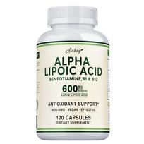 Kiekvienoje porcijoje yra 600 mg alfa lipoinės rūgšties, galingo antioksidanto, kuris padeda pagerinti neuropatiją ir širdies bei kraujagyslių sveikatą. 120