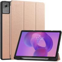Planšetinio kompiuterio dėklas, skirtas Lenovo Idea Tab Plus 12.1, trijų dalių planšetinio kompiuterio dėklas su stovu, daugiafunkcis folio tipo dangtelis juoda