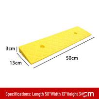 Plastic Curb Ramp & Threshold Step Pad for Car Climbing and Speed Bump