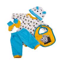 KEIUMI Lovely Baby Clothes Mergaitei Kostiumas 22-23 colių Reborn Lėlės Drabužių rinkiniai Madingi Lėlių Priedai 23 inch