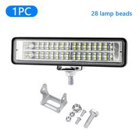 Visureigių LED darbo šviesos juosta Led šviesos juosta 84W 6 colių LED vairavimo rūko žibintas sunkvežimių valčiai 1PC 84W (28Lamp)