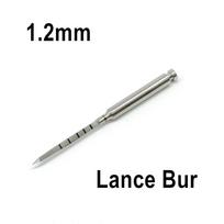 Dantų implantų kastuvėlio formos pilotinis žymėjimo lancetas chirurginis grąžtas 1,5 mm + 1,2 mm odontologo instrumentai 1 piece 1.2mm