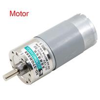 12V/24V 35W mikro nuolatinės srovės pavaros variklis, reguliuojamas greitis CW/CCW Didelis žemo triukšmo elektros variklis 24V 150RPM