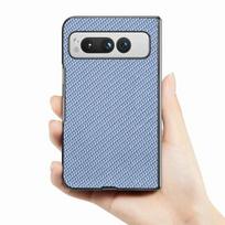 Anti-drop, nespalvinantis pirštų atspaudų dėklas Google Pixel Fold Pixelfold, smūgiams atsparus telefono dėklas Funda for pixel Fold mėlyna
