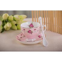 170ml, smulkus kaulinis porcelianinis kavos puodelis, lėkštė ir šaukštas, juokingas mados dizainas, zakka tazas cafe espreso puodelis, europietiška kava B