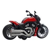 1/12 Scale Harley Motociklo Diecast modelio žaislas, attraukiamas žaislas su garsu ir šviesa vaikams, mažiems berniukams, mergaitėms, dovanų kolekcija 1/12-16x8x7cm raudona