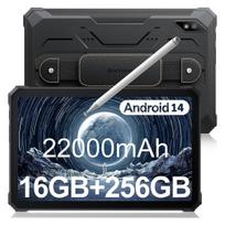 Blackview Active 8 Pro tvirti planšetiniai kompiuteriai Android 14 10.36 2.4K ekranas Helio G99 16GB 256GB planšetinis kompiuteris 22000mAh only tablet juoda