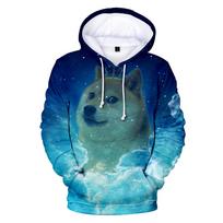 Shiba Inu Doge Dog 3D Print Hoodie Vyriški Moteriški Animacinių filmų Megztiniai Harajuku Hip Hop Sportiniai kostiumai Viršutiniai pavasario rudens drabužiai S