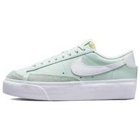 Nike Blazer Low Platform Švelniai žali Moteriški kedai Balti Team-Orange DJ0292-300 36.5