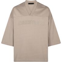 Fear of God Essentials Heavy Jersey Futbolo Marškinėliai Seal Vyriški Viršutiniai Drabužiai Pilki 125SP244105F S