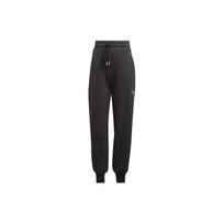 Adidas Stella McCartney Adidas X Stella McCartney Co-Branded Fleece Sweatpants With Letter Logo Print And Cuffed Ankles Women Bottoms Black IQ2638 L