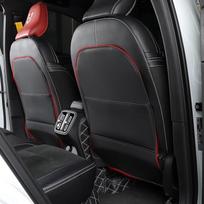 Sėdynės atlošo apsauginė trinkelė Suderinama Volvo XC90 XC60 S90 S60 V90 V60 Vaikų kilimėlio priedai Juodas 2 komplektas(Juoda 2 vnt) Used for xc40/c40/polarst