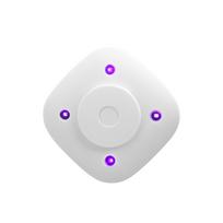 Tualeto sterilizavimo lempa UVC UV nešiojama mini sterilizavimo lempa buitinė USB įkraunama 1Pcs Aroma Tablet balta