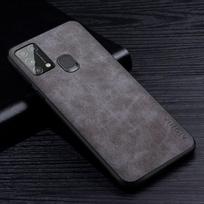 Aukščiausios kokybės PU odinis telefono dėklas, skirtas Samsung Galaxy A31 A41 A21S A11 M11 vienspalvis dėklas, skirtas Samsung Galaxy M31 M31S M51 dėklui Galaxy M11 pilka spalva