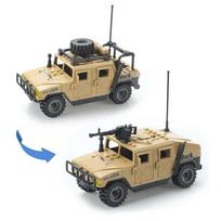 Antrojo pasaulinio karo armijos kareivis Miesto policijos SWAT 88MM prieštankinis ginklas, šarvai, transporto priemonės statybiniai blokai, plytos, žaislai vaikams