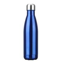 Nerūdijančio plieno vandens butelis be BPA termosas Cola vandens alaus termosas 500 ml dviguba izoliuota vakuuminė kolba sportiniams buteliams sidabras