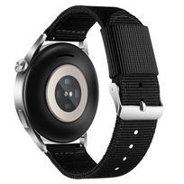 17 mm 19 mm 20 mm audinio nailoninė laikrodžio apyrankė, skirta SWATCH apyrankės apyrankės pakeitimas moteriškam vyriškam laikrodžiui Sporto laikrodžio priedai dirželis 17mm sidabras/juoda
