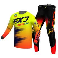 Motocross Jersey & Pant Kits lenktynių kostiumas Racer Gear Set Off-road MX Enduro MOTO Vyriški rinkiniai Moterų kalnų kalnų motociklų kombinacija XL-36