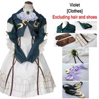 Violetinė Evergarden Violetinė Cosplay Kostiumų Apranga Helovino Karnavalo Kostiumas L žalia