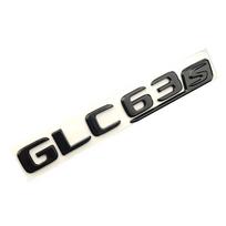 3D ABS chromo juodas logotipas GLC63S emblema, raidės lipdukas automobilio bagažinės ženklelio lipdukas, skirtas GLC 63S GLC 63 S priedams juoda