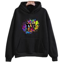 Coldplay Grupės Turas Gobtuvėliai Grafinis Spausdinimas Hip Hop Patogus Megztinis Ilgomis Rankovėmis Gotikiniai Drabužiai Sudaderas Grunge Gobtuvas XS juoda