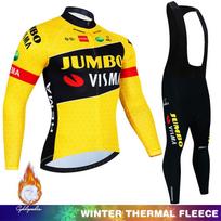 Dviračių kelnės Vyras Žieminis megztinis Vyriškas terminis vilnonis Seilinukas Team Vyriškas Mtb Sportinis Komplektas Palaidinė Drabužiai Dviračio drabužiai 2024 m. kostiumas striukė XS