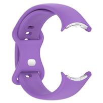 Silikoninis dirželis Google Pixel Watch 3 41mm 45mm Pakeičiama sportinė apyrankė Correa Google Pixel Watch 2 3 Apyrankės Priedai Pixel Watch 1 2 3 41mm violetinė