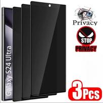 3 vnt Privatus grūdintas stiklas, skirtas Samsung Galaxy S22 S24 S23 Ultra Film Note 20 9 8 S8 S9 S10 S21 S20 Plus Anti Spy ekrano apsauga Note 8 juoda
