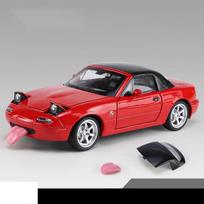 2025 m. Nauja 1:32 „Mazda MX5 MX-5 Supercar“ metalo lydinio liejami žaislai Automobilių modeliai Kolekcionuojami daiktai Gimtadienio dovanos Garsas ir šviesa Vaikų žaislai Pomėgiai raudona