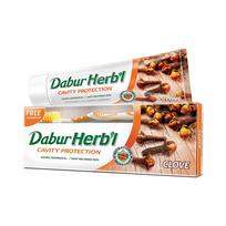 Apsauga nuo karieso dantų pasta 150g + NEMOKAMAS dantų šepetukas Dabur Herb'l Gvazdikėlis 1 unit