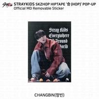 Klaidžiojantys vaikai SKZHOP HIPTAPE HOP POPUP MD Benefit Photocard Event Benefit lipdukas Changbin  Sticker