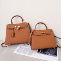 Naujausia Aukštos Kokybės Rankinė Antros Kartos Odinė Rankinė Su Palmių Raštu Moteriška Rankinė Per Petį Crossbody Klasikinio Stiliaus Rankinė 25x18x10cm ruda