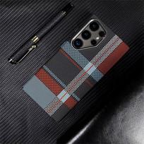 Samsung S24Ultra/S23Ultra Anglies Pluošto Rašto Magnetinis Kevlaro Apsauginis Dangtelis S23