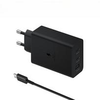 65 W Trio Super Fast Charger USB-C, skirtas Samsung Galaxy S23 S22 S21 S20 Note20 Ultra S10 S9 Plus + greitas adapteris C TIPO laidas EU Plug
